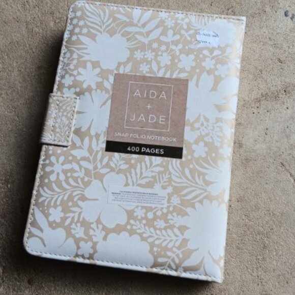 New Aida and Jade Snap Folio Notebook Journal - Picture 2 of 4